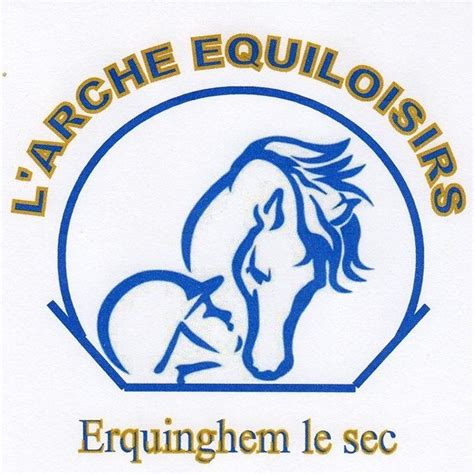 Logo stylisé d'une arche et d'un cheval