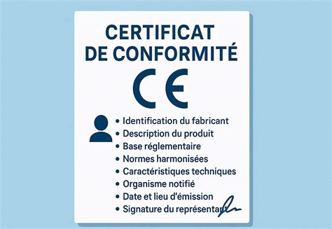 Symbole d'un certificat de conformité