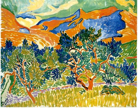 Tableau d'André Derain représentant un paysage
