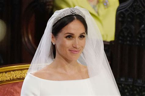 Détail de la robe de mariée de Meghan Markle