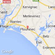 Carte de Plouhinec et de ses environs