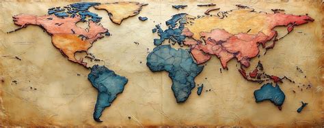 Carte du monde mettant en évidence les marchés de Devoucoux