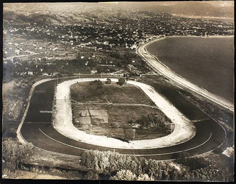 Vue aérienne de l'hippodrome de Cagnes-Sur-Mer
