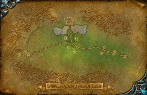 Carte du donjon de l'Épuration de Stratholme