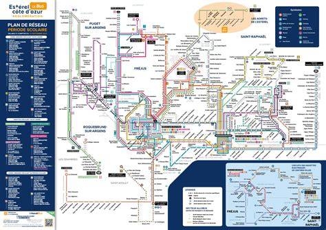 Carte du réseau de bus Imag'in de Calais en 2010