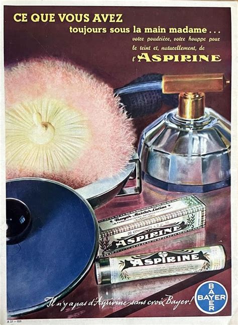 Publicité ancienne de Bayer