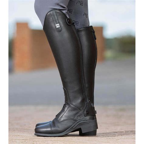 Exemple de bottes d'équitation en cuir croûté