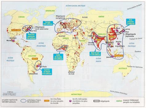 Carte des foyers infectieux les plus fréquents menant au choc septique