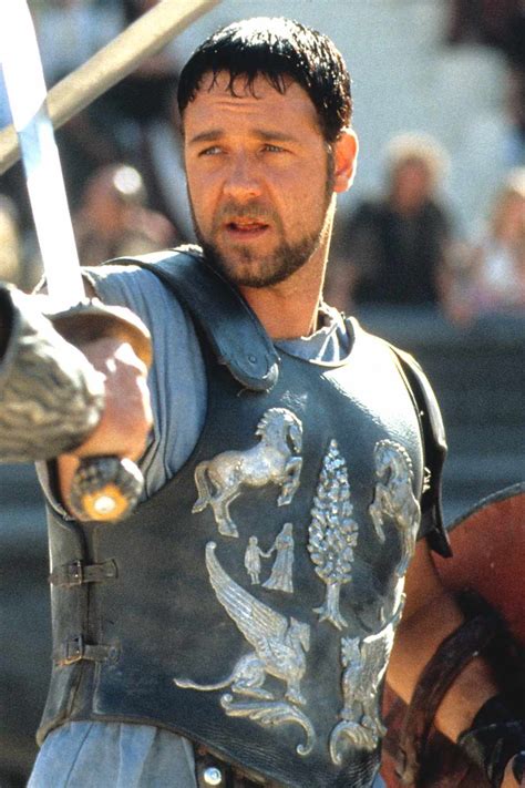 Russell Crowe en Maximus dans Gladiator