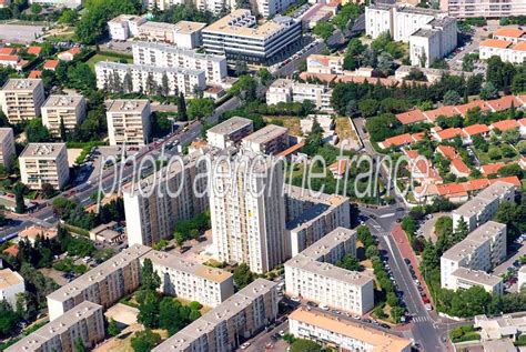 Vue aérienne du quartier des Cévennes à Montpellier