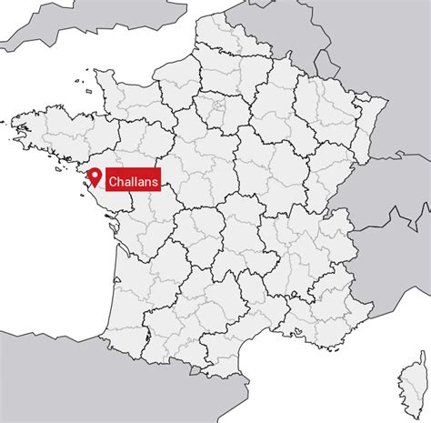 Carte de Challans et ses environs
