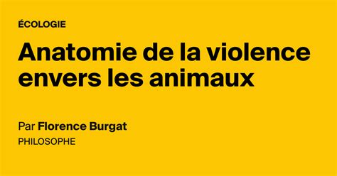 Images symbolisant la violence envers les animaux