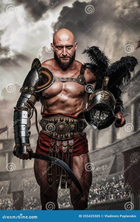 Gladiateur romain combattant