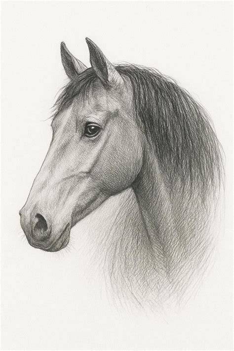 Cheval baissant la tête au sol