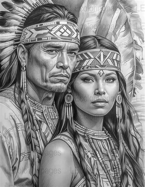 Illustration d'un Amérindien chevauchant un Pinto