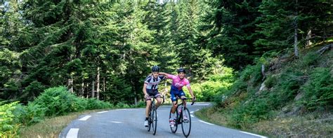 Cyclistes dans une côte