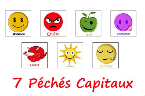 Représentation des Sept Péchés Capitaux sous forme de boss