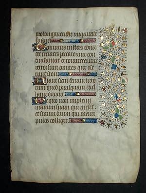 Manuscrit ancien de chants religieux