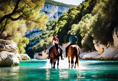 Cheval au bord du Verdon
