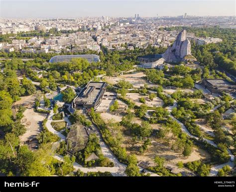 Vue aérienne du Parc zoologique de Paris