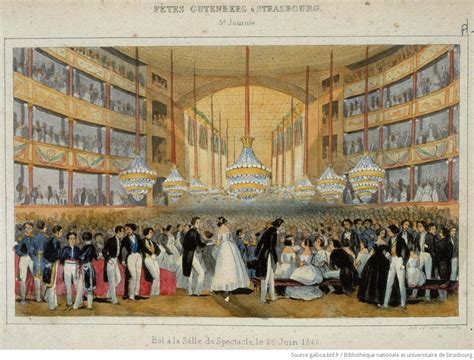 Bal du XIXe siècle avec des couples dansant