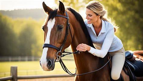 schéma illustrant la communication entre le cavalier et le cheval par les aides
