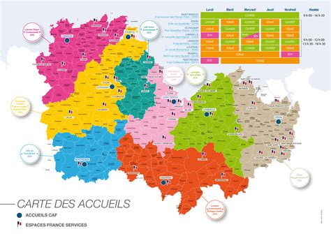 Carte des différentes courses mentionnées