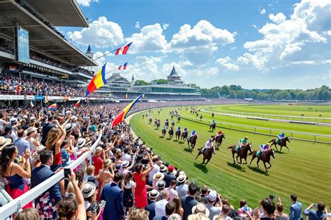 Photo historique de courses hippiques
