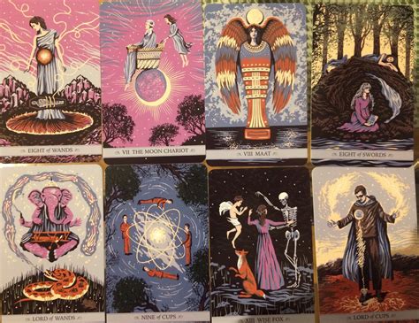 Exemple de carte du Mystical Dream Tarot