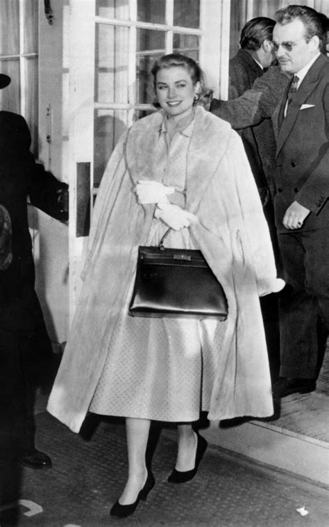 Photographie emblématique de Grace Kelly avec son sac Hermès