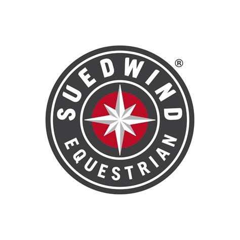 Logo Suedwind avec un fond de paysage équestre