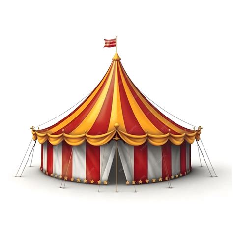 Illustration d'un chapiteau de cirque illuminé la nuit