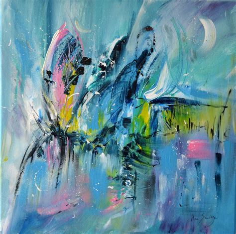 Œuvre d'art contemporain abstraite