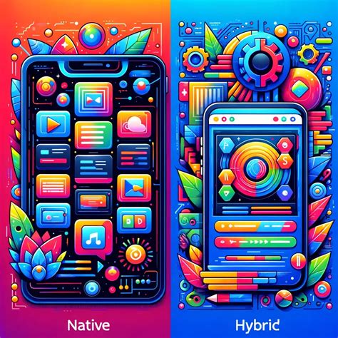 Schéma illustrant la différence entre applications natives et tierces