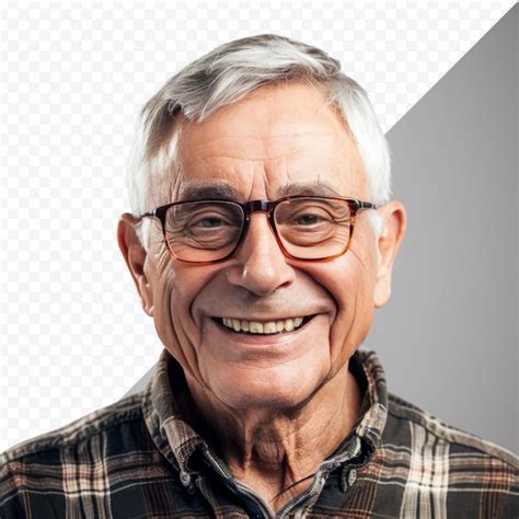 Portrait d'un parieur âgé souriant