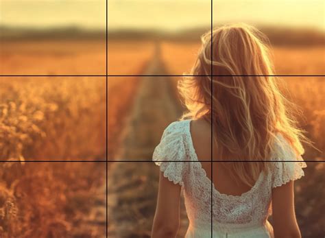 Page de scrapbooking démontrant l'application de la règle des tiers