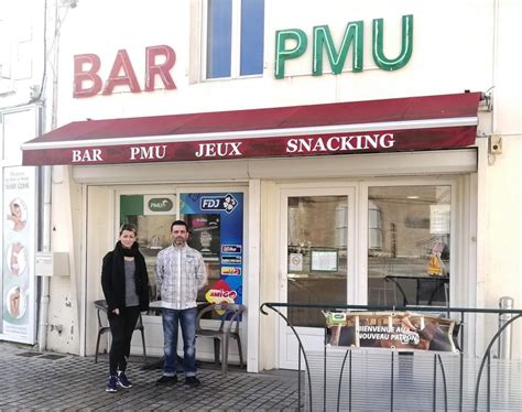 Infographie montrant les différents services offerts par un bar PMU (jeux, argent, divertissement)