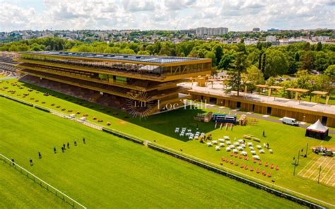 Vue aérienne de l'Hippodrome de ParisLongchamp