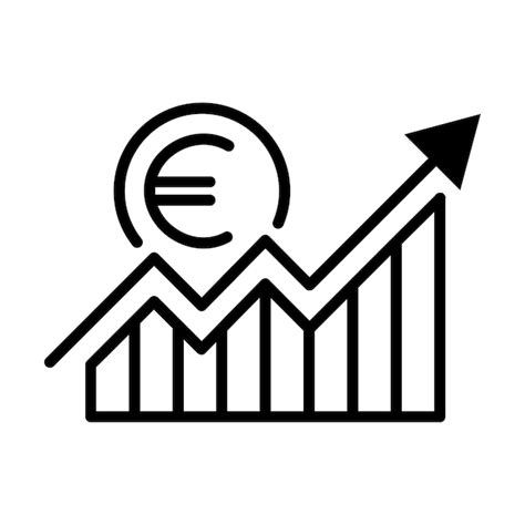 symbole de l'euro et graphique économique