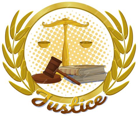 Représentation symbolique de la loi comme un pilier de la société