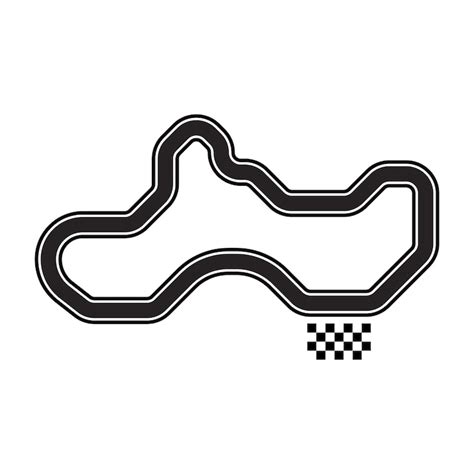 Circuit de course en terre