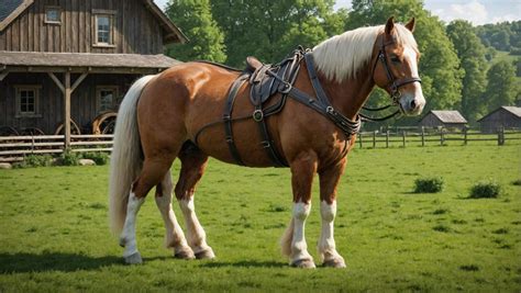 Photo ancienne d'un Percheron utilisé pour le transport urbain