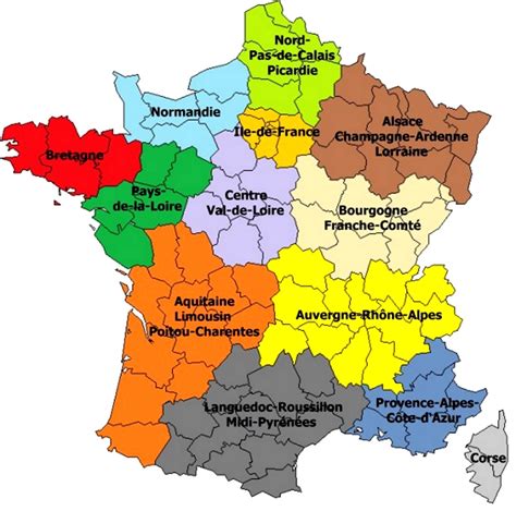 Carte d'Équestria montrant les différentes régions des poneys