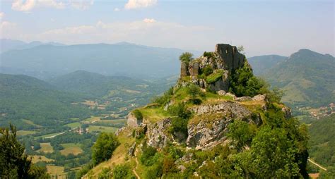 Carte du Pays d'Olmes indiquant Péreille, Montségur et Roquefixade