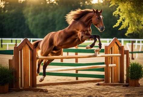 Cheval et cavalier dans un parcours d'obstacles