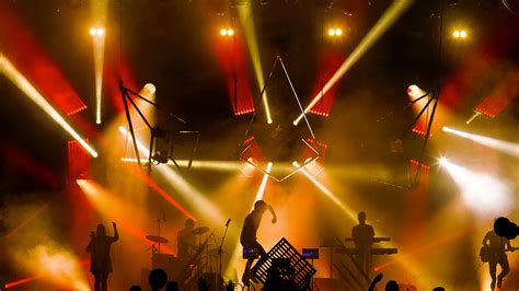 Groupe de rock sur scène