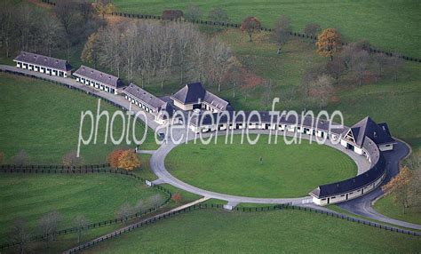 Vue aérienne du Haras de Bonneval