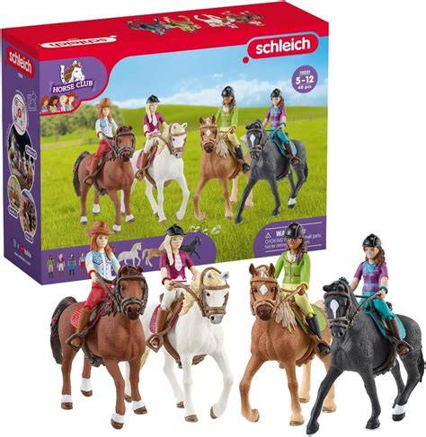 Détail d'un cheval Schleich customisé montrant des nuances pastel complexes