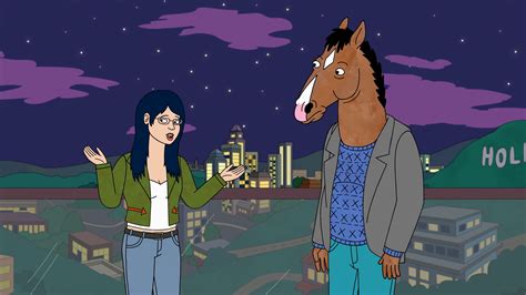BoJack Horseman et Diane dans une conversation intense