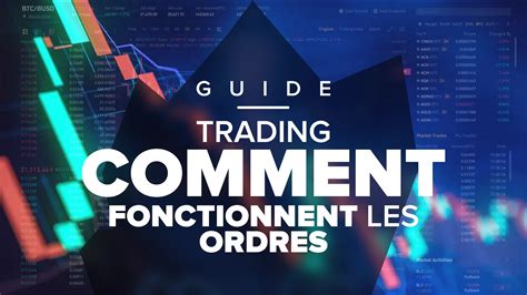 Infographie expliquant les différents types d'ordres de trading en crypto